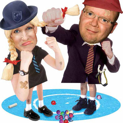 collage illustration of Head Teachers running multiple schools