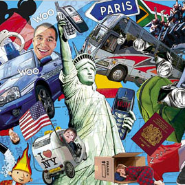 collage illustration of school trip and teacher stories